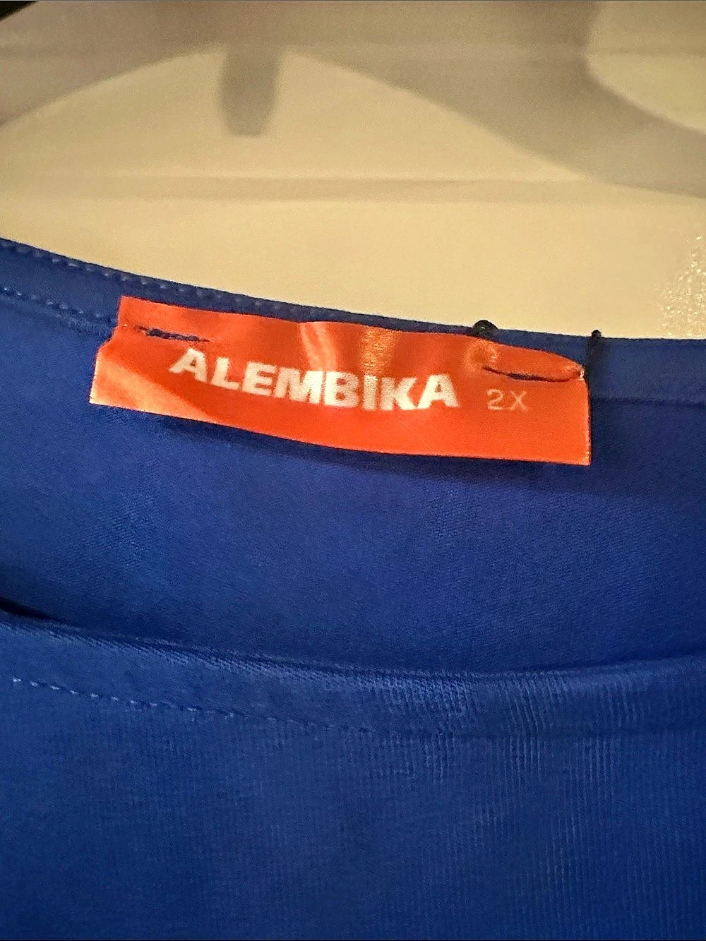 Alembika Cobalt Blue Tunic Size 2X NWT - Picture 2 of 4
